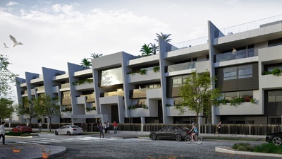 Edificio Aislado de 33 viviendas dúplex